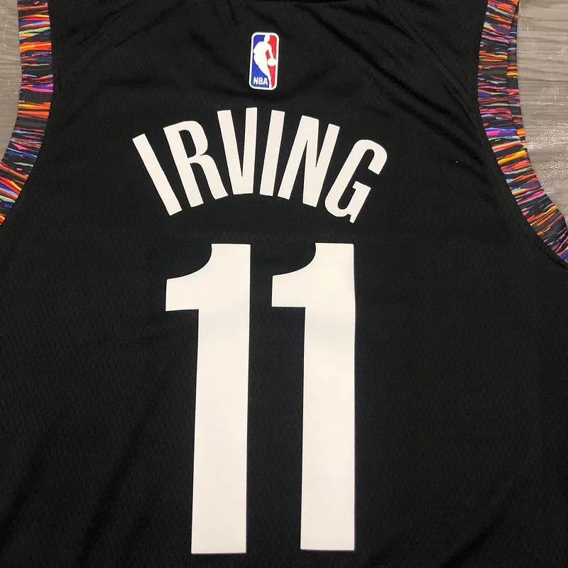 2020 Season Brooklyn Nets Basketball jersey city version Camouflage Black #11 IRVING