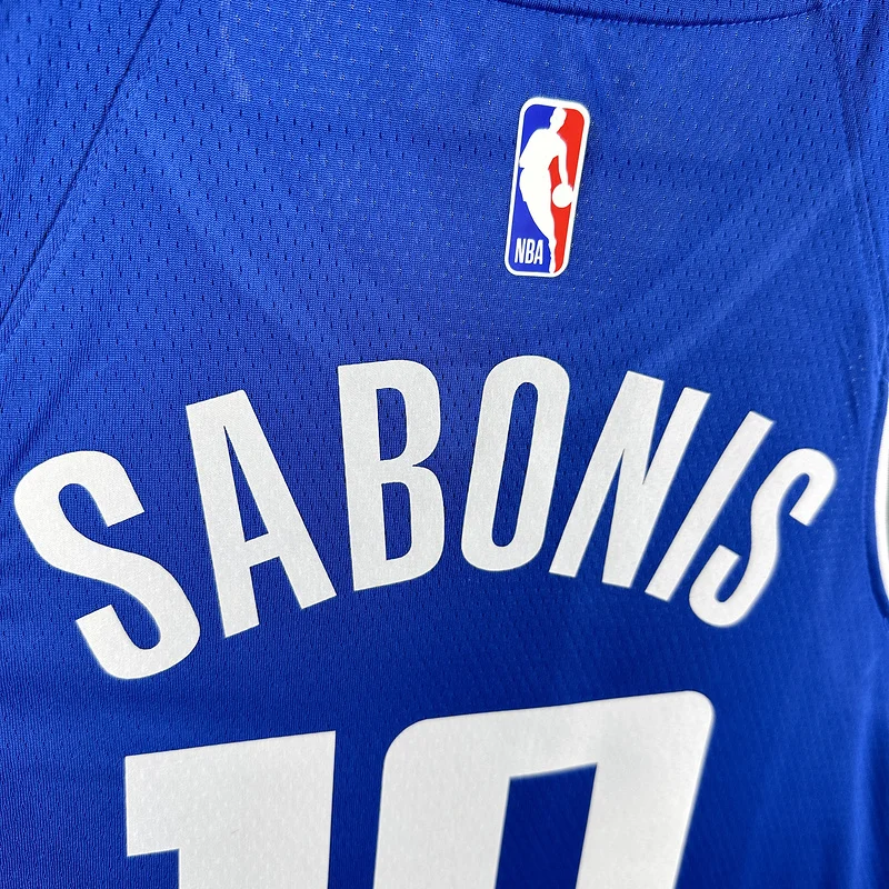 2024 Sacramento Kings Basketball Jersey city version #10 SABONIS