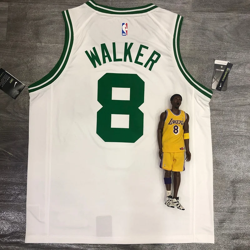 NBA Boston Celtics Basketball Jersey Retro White #8 WALKER