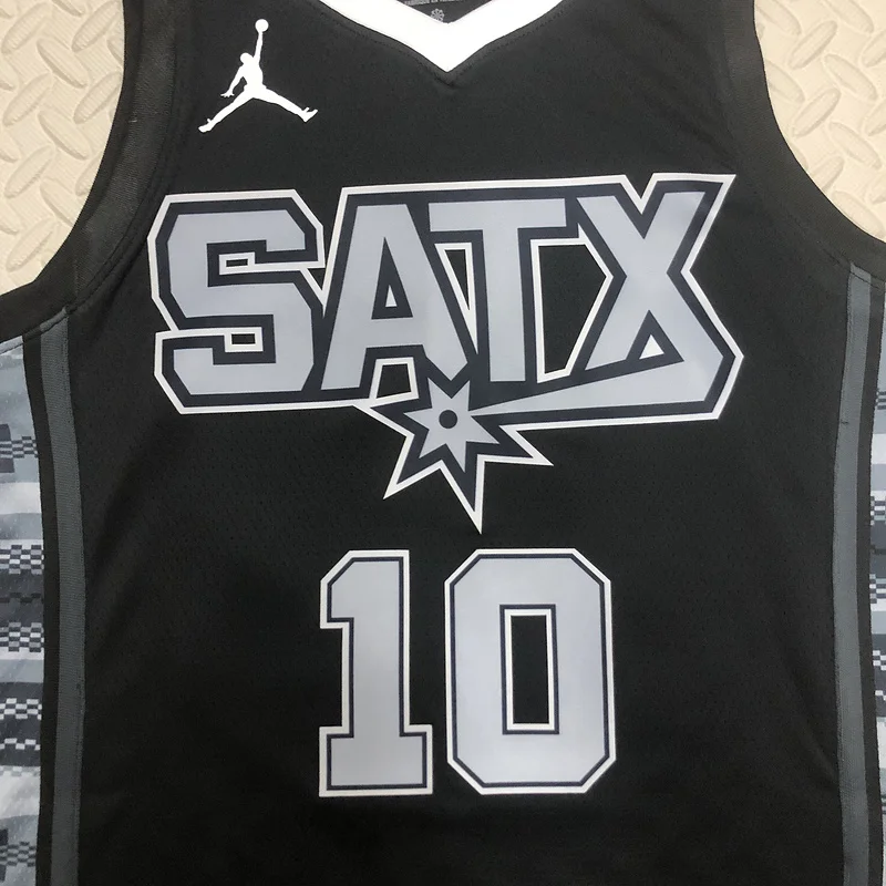 2023 San Antonio Spurs Basketball Jersey trapeze limited #10 DeROZAN