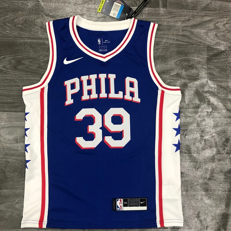 NBA Philadelphia 76ers Basketball Jersey V-neck Blue #39 HOWARD