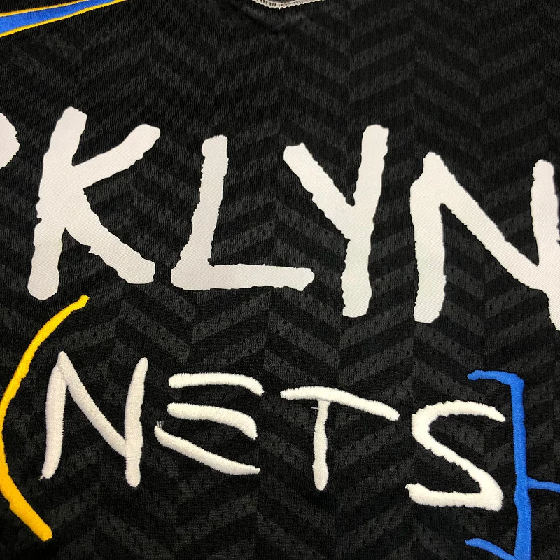 2021 Season Brooklyn Nets Basketball jersey city version Graffiti model #9 Jerome Jordan