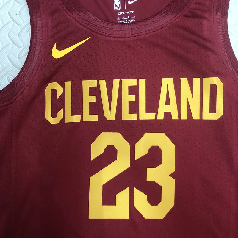 2023 Cleveland Cavaliers Basketball Jersey Aawy #23 JAMES