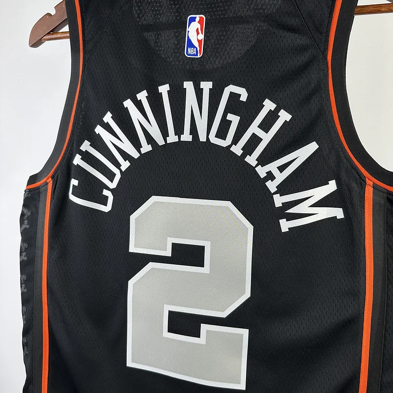 2024 Detroit Pistons Basketball Jersey city version #2 CUNNINGHAM