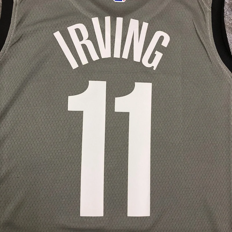 2021 Season Brooklyn Nets Basketball jersey JORDAN Theme gray #11 IRVING