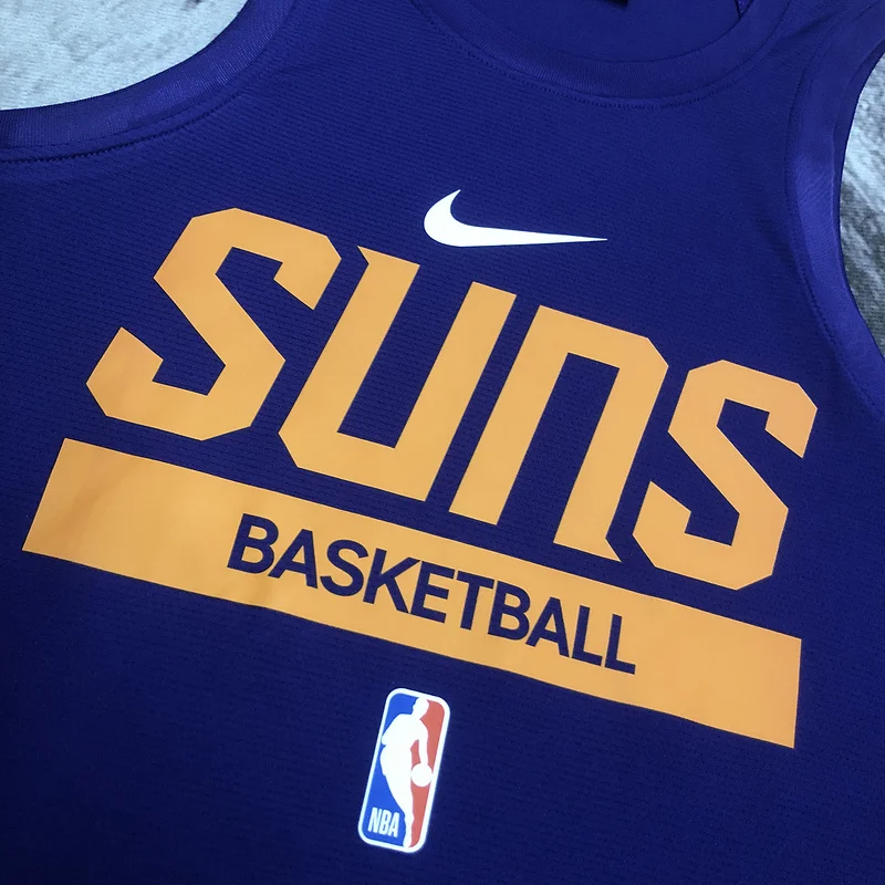 2023 Season NBA Phoenix Suns Basketball jersey Purple training vest