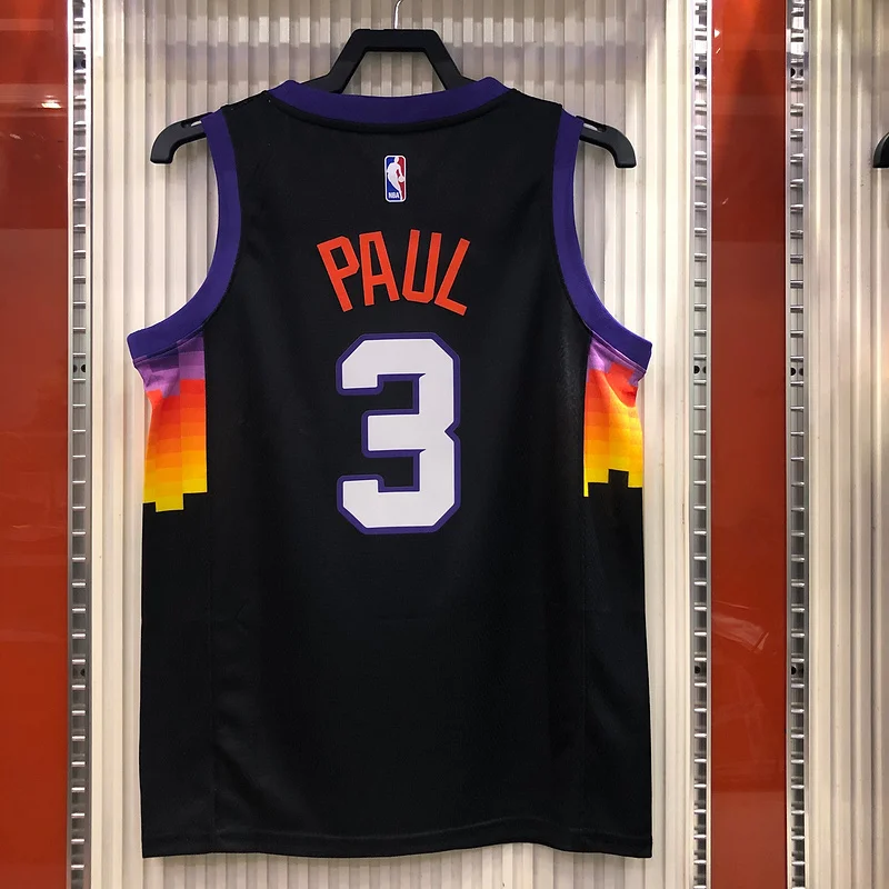 2021 Season NBA Phoenix Suns Basketball jersey city version #3 PAUL