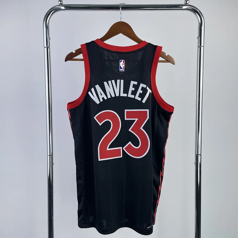 2023 NBA Toronto Raptors Basketball Jersey trapeze limited #23 VANVLEET