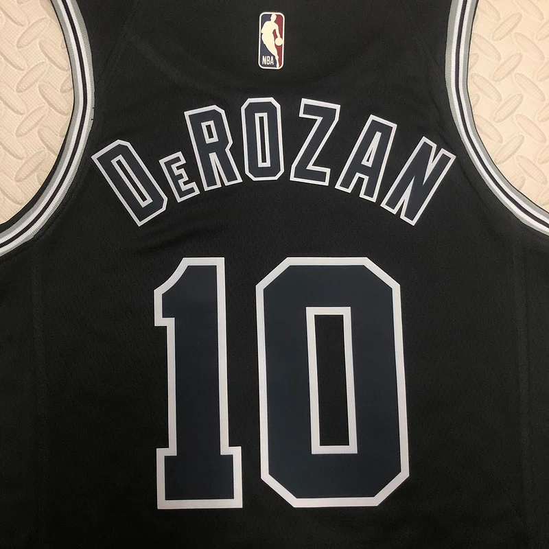 2023 San Antonio Spurs Basketball Jersey Retro #10 DeROZAN