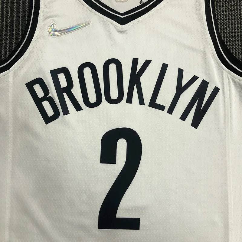 75th anniversary Brooklyn Nets Basketball jersey White #2 GRIFFIN