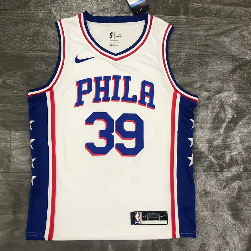 NBA Philadelphia 76ers Basketball Jersey V-neck White #39 HOWARD