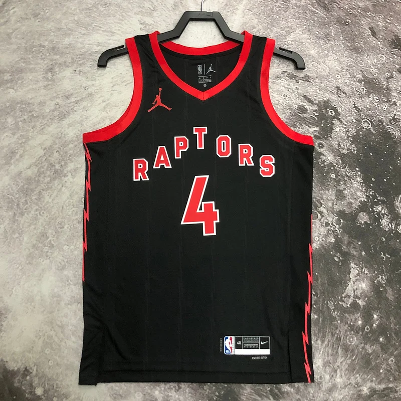 2023 NBA Toronto Raptors Basketball Jersey trapeze limited #4 BARNES