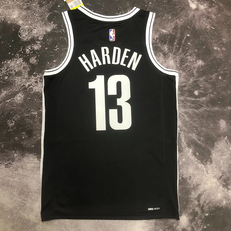 2023 Season Brooklyn Nets Basketball jersey Black #13 HARDEN