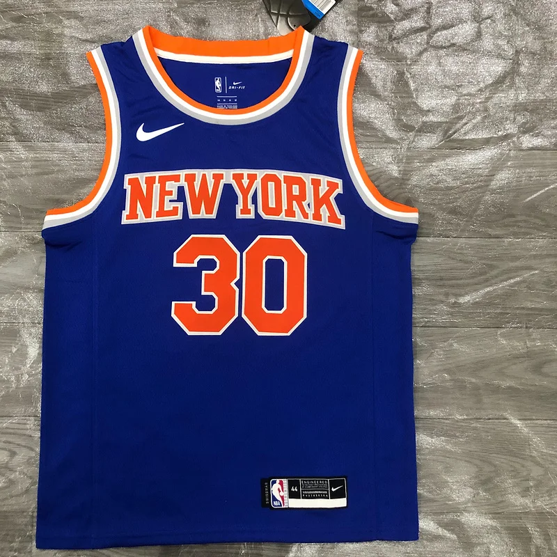 New York Knicks Basketball Jersey Blue #30 RANDLE