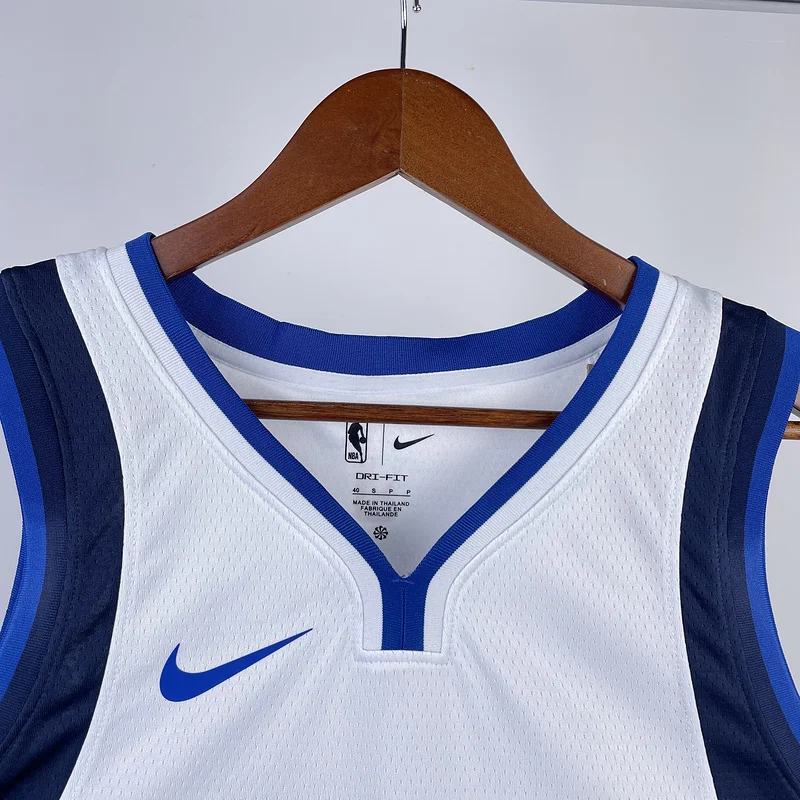 2023 Season NBA Dallas Mavericks basketball jersey White11 IRVING