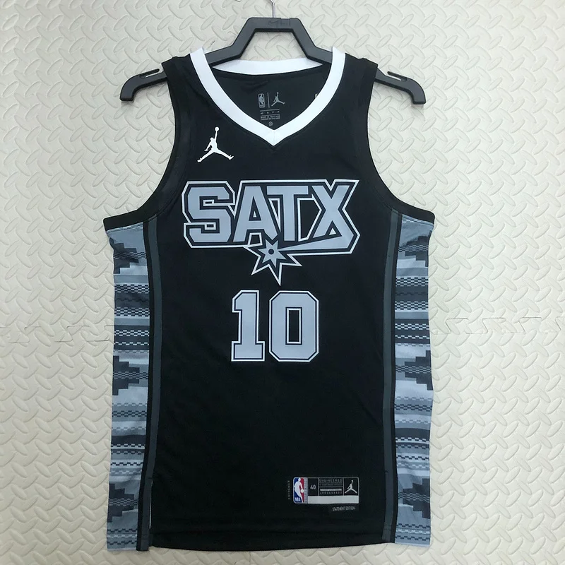 2023 San Antonio Spurs Basketball Jersey trapeze limited #10 DeROZAN