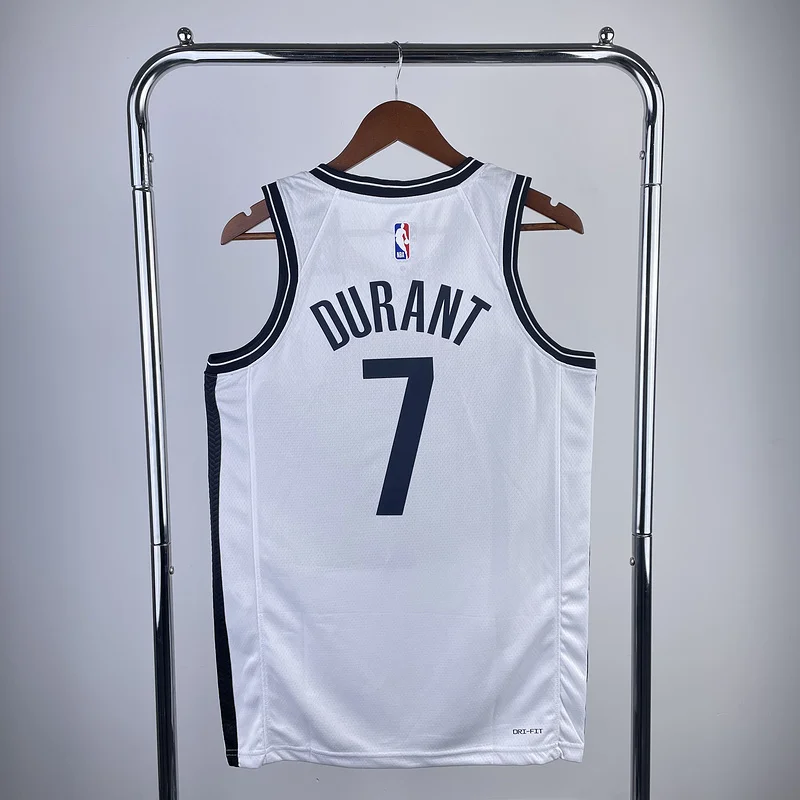 2023 Season Brooklyn Nets Basketball jersey White #7 DURANT