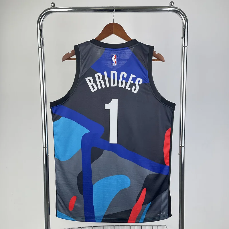 2024 Season Brooklyn Nets Basketball jersey city version #1 BRIDGES