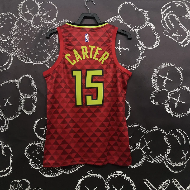 NBA Atlanta Hawks Basketball Jersey red #15 CARTER