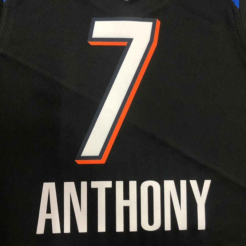 2021 NBA Oklahoma City Thunder Basketball Jersey city version #7 ANTHDNY