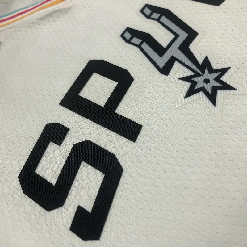 2022 San Antonio Spurs Basketball Jersey city version #20 GINOBILI