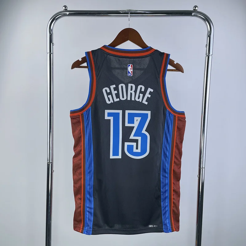 2023 NBA Oklahoma City Thunder Basketball Jersey city version #13 GEORGE