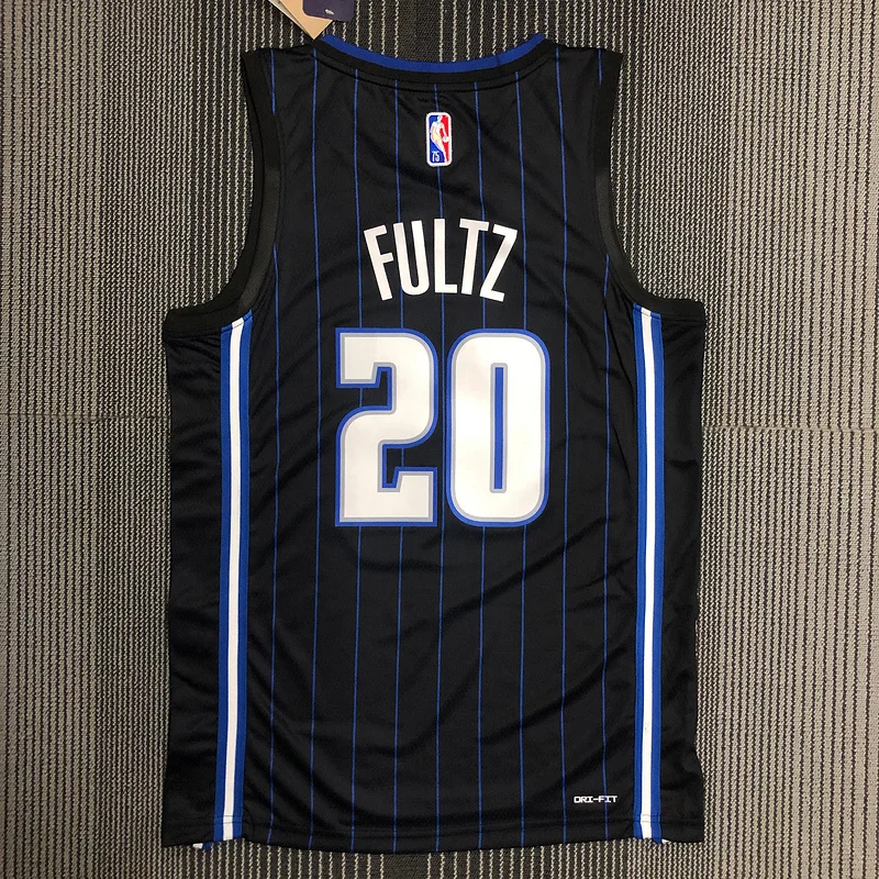 75th anniversary Orlando Magic Basketball Jersey  Black #20 FULTZ