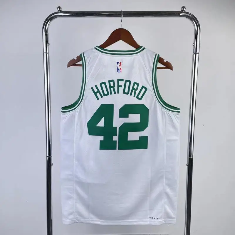 2023 Season NBA Boston Celtics Basketball Jersey White #42 HORFORD