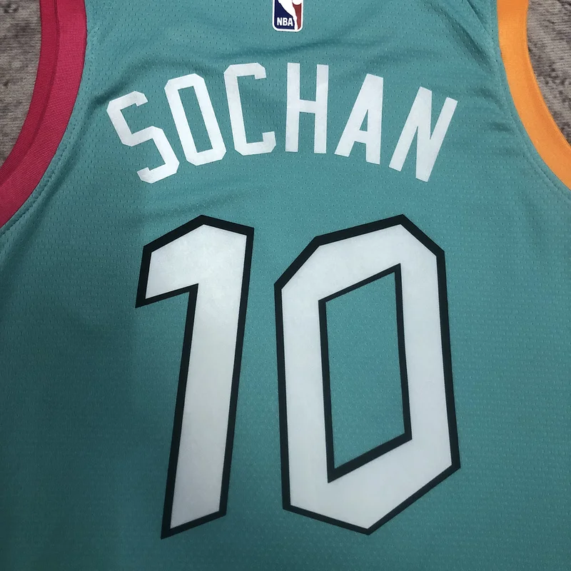 2023 San Antonio Spurs Basketball Jersey city version #10 SOCHAN