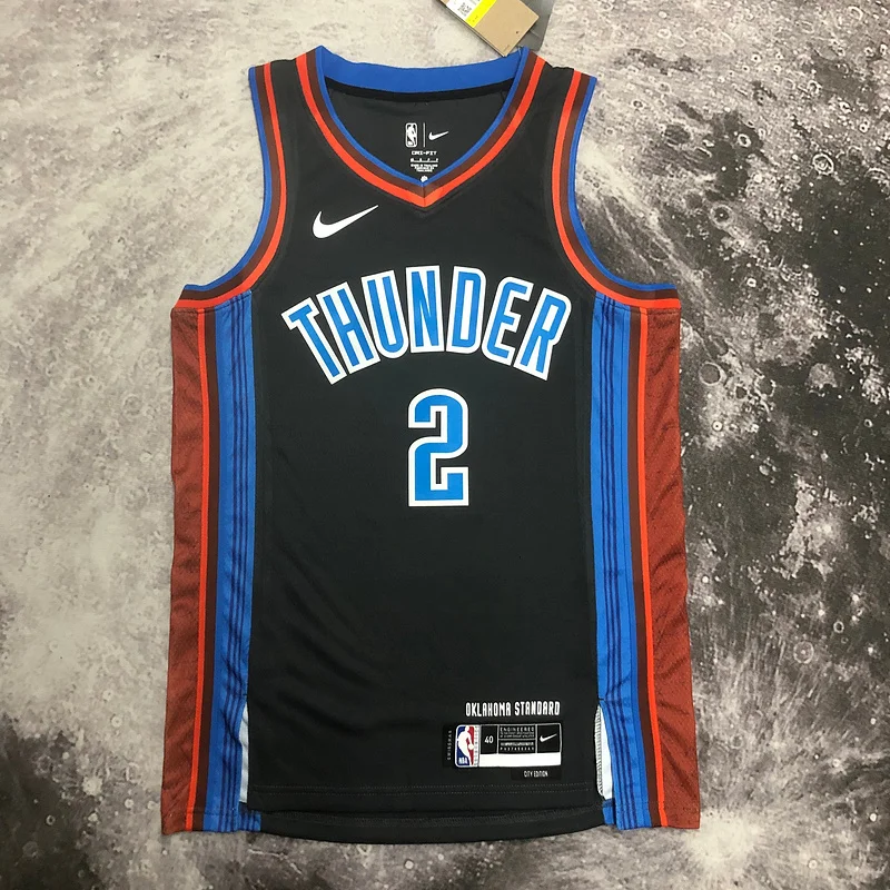 2023 NBA Oklahoma City Thunder Basketball Jersey city version #2 GILGEOUS ALEXANDER