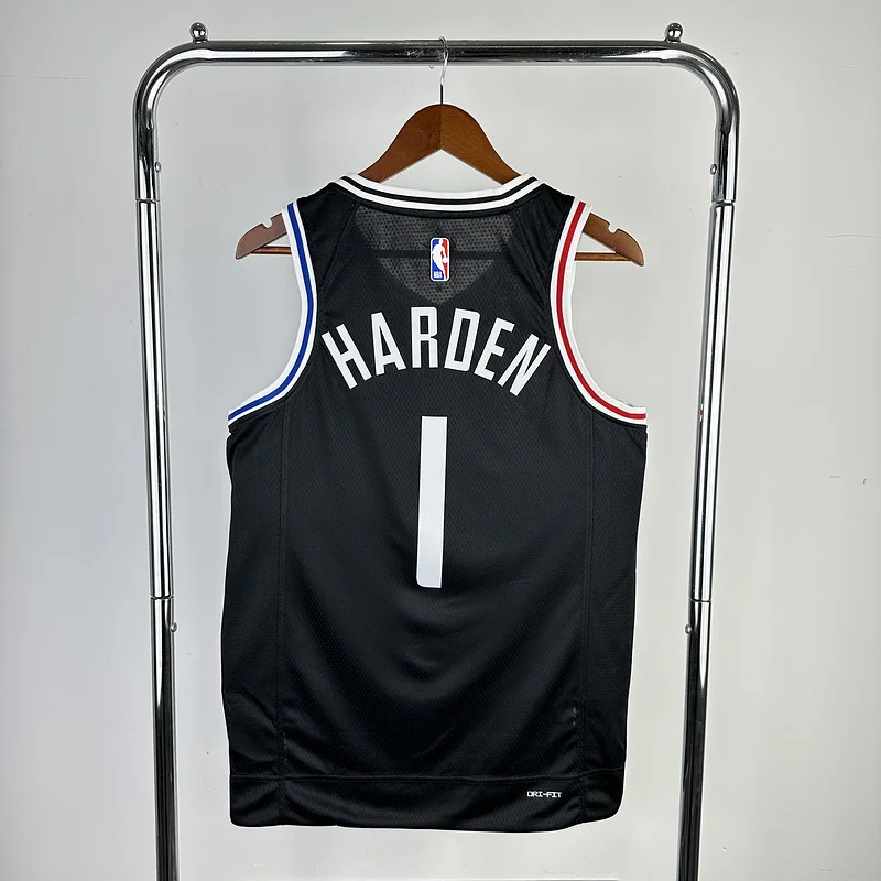 2023 Season   NBA Los Angeles Clippers Basketball jersey  city version  #1    HARDEN