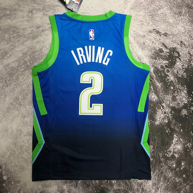 NBA Dallas Mavericks basketball jersey Gradient #2 IRVING