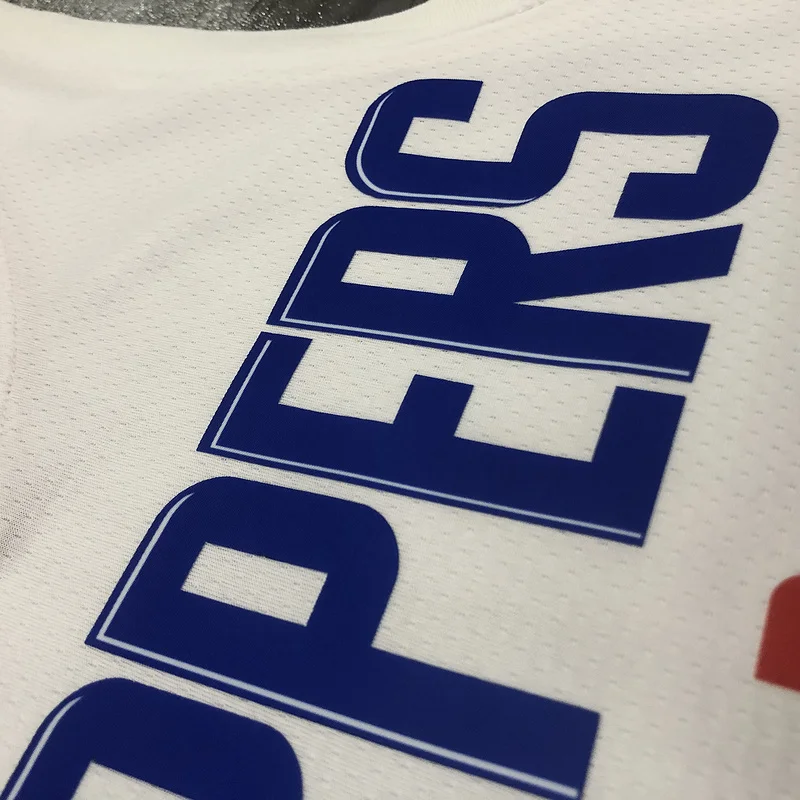 2020 Season NBA Los Angeles Clippers Basketball jersey   White  limited  #4   RONDO