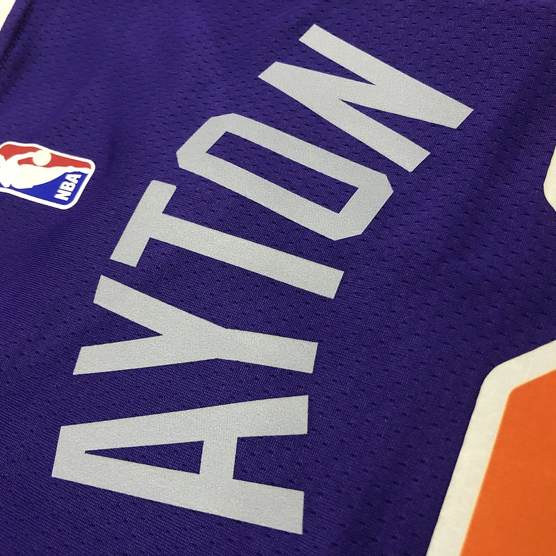 NBA Phoenix Suns Basketball jersey Purple #22 AYTON