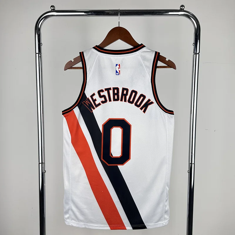 2020 Season  NBA Los Angeles Clippers Basketball jersey   city version  #0    WESTBROOK