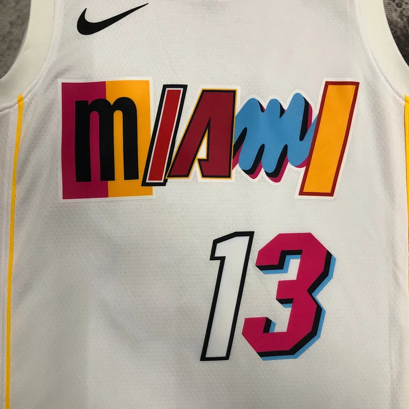 2023 Season NBA Miami Heat basketball jersey city version ADEBAYO