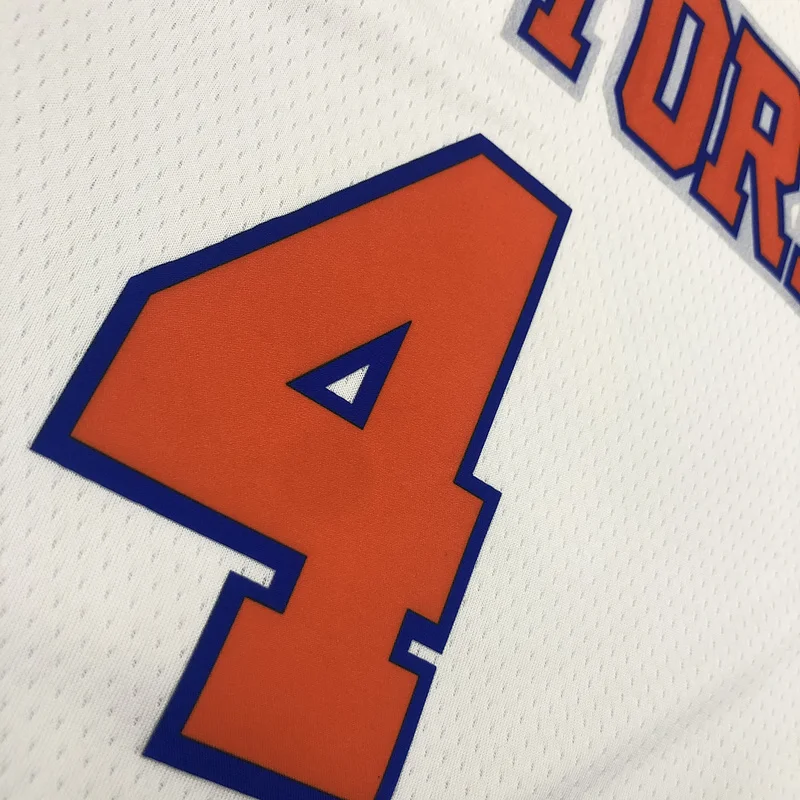 New York Knicks Basketball Jersey White #4 ROSE