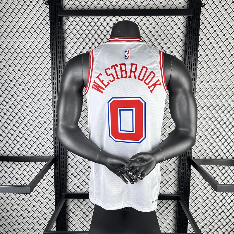 2024 Houston Rockets Basketball Jersey city version #0 WESTBROOK