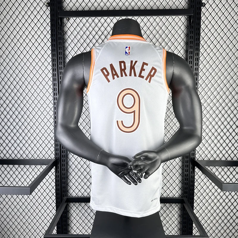 2024 San Antonio Spurs Basketball Jersey city version #9 PARKER