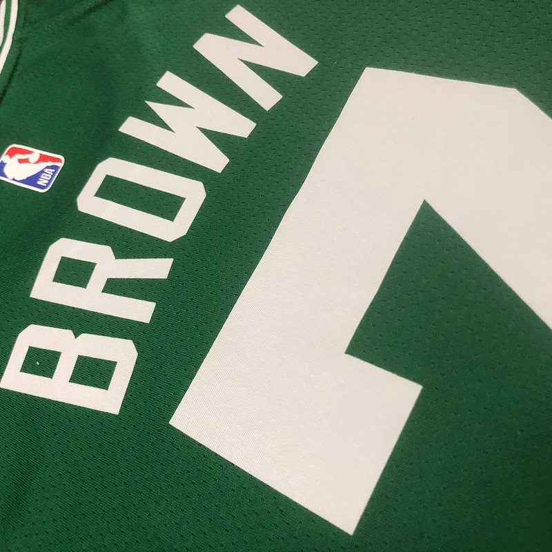 2023 Season NBA Boston Celtics Basketball Jersey Green #7 BROWN