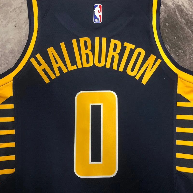 2023 Indiana Pacers Basketball Jersey Aawy #0 HALIBURTON