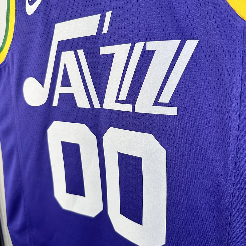 2024 Utah Jazz Basketball Jersey Retro #00 CLARKSON