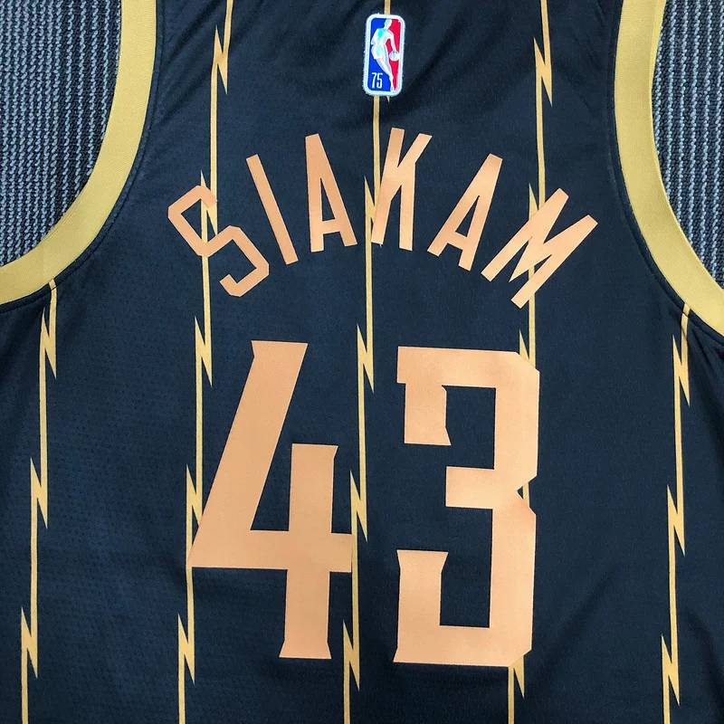 2022 NBA Toronto Raptors Basketball Jersey city version #43 SIAKAM