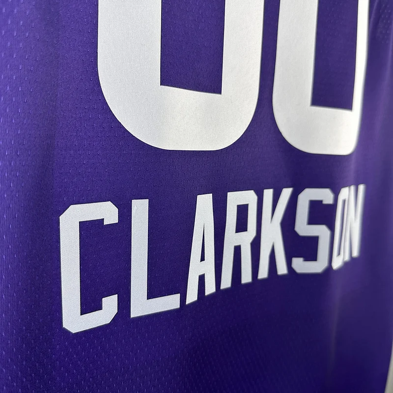 2024 Utah Jazz Basketball Jersey city version #00 CLARKSON