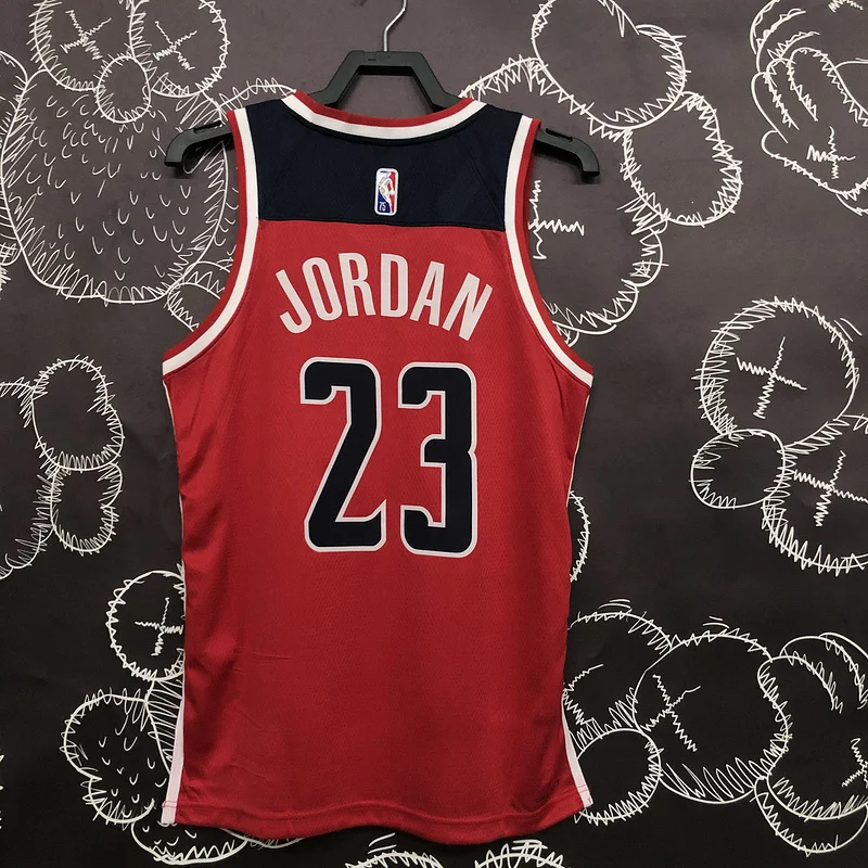 75th anniversary Washington Wizards Basketball Jersey Red #23 JORDAN