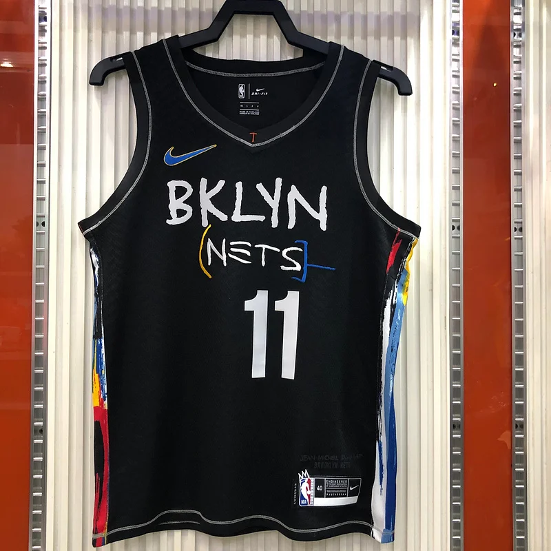 2021 Season Brooklyn Nets Basketball jersey city version Graffiti model #11 IRVING