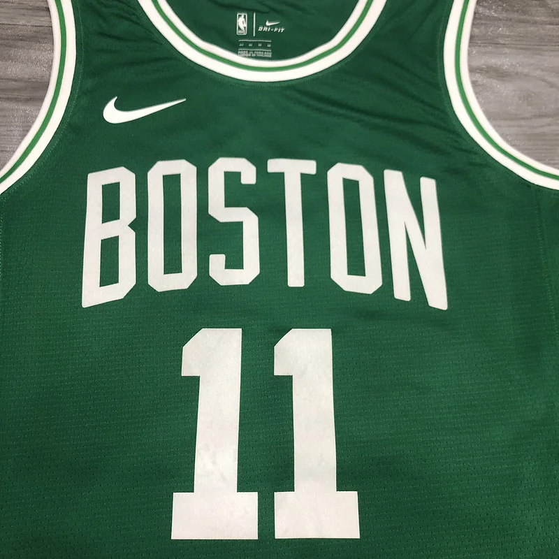 NBA Boston Celtics Basketball Jersey Retro Green #11 IRVING