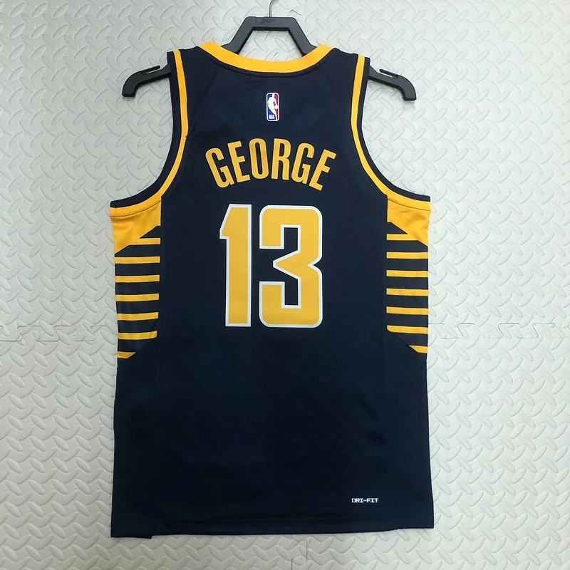 2023 Indiana Pacers Basketball Jersey Aawy #13 GEORGE