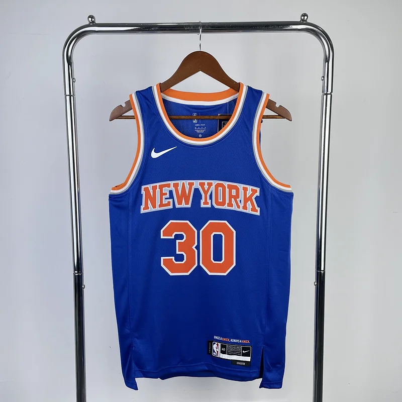 2023 New York Knicks Basketball Jersey Aawy Blue #30 RANDLE