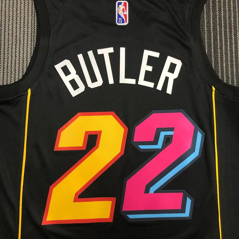 2022 Season NBA Miami Heat basketball jersey city version #22 BUTLER